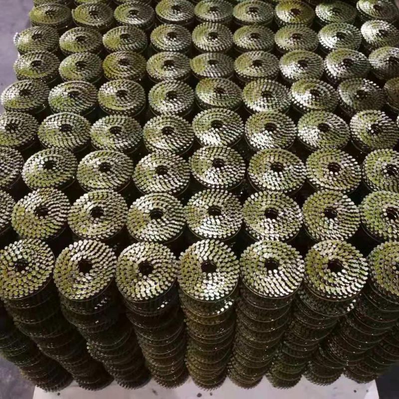 Coiled Roofing Nails Crn with Zinc Coating for Soft Roofing