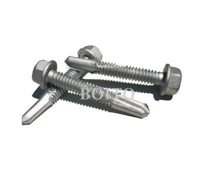 Stainless Steel Hex Head Screw Self Drilling Bi-Metal Fastener