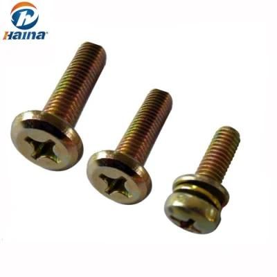 DIN7985 Cross Recessed Pan Head Screws/Phillips Pan Head Combination Screws