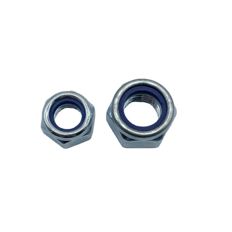 Steel Lock Hexagonal Nut with Nylon Insert (DIN985)