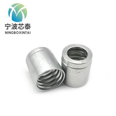 Hydraulic Ferrule for SAE100 R1/R2/1sn/2sn/One Wire/Two Wire Hose 03310 Ferrule for R12 4-Spiral Hose