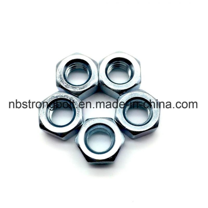 DIN934 Hex Nut with Zinc Palted