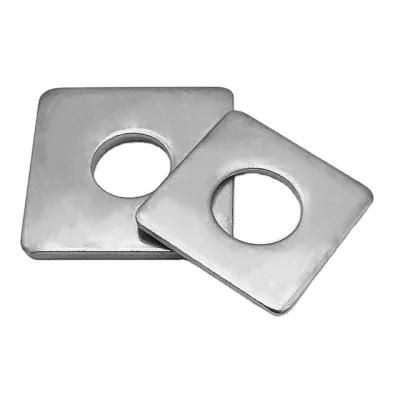 Square Washer Carbon Steel Black Galvanized Carbon Steel Gasket High Strength Flat Washer