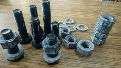 Customized Countersunk Head Square Neck Bolts with Nuts for Track