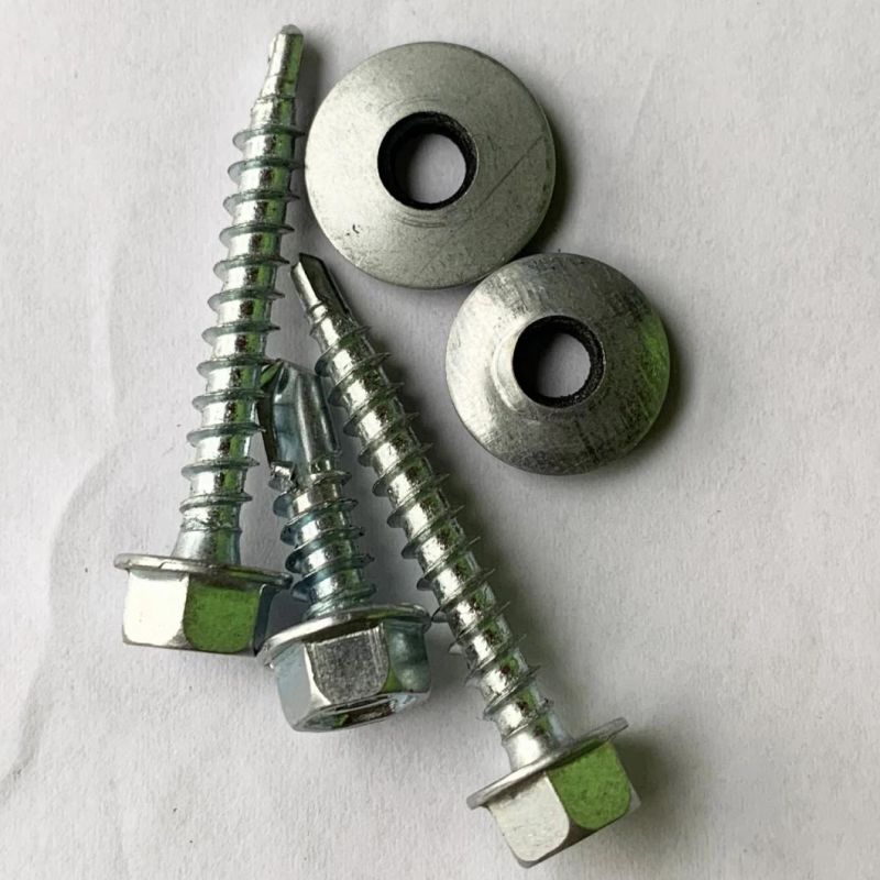 Galvanize Metal Flange Self Drilling Hex Head Self-Drilling Screws