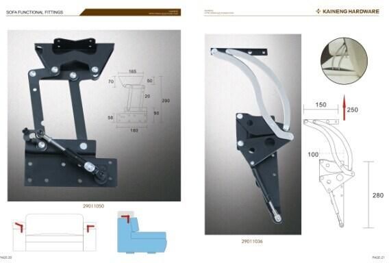 Sofa Hardware, Sofa Fitting, Sofa Headrest Hinge, Sofa Hinges (29010005)