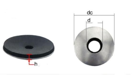 National Standard 304 Stainless Steel EPDM Composite Waterproof Washer Non-Slip Pad Drill Tail Gasket Hexagonal Special M5.5m6.3