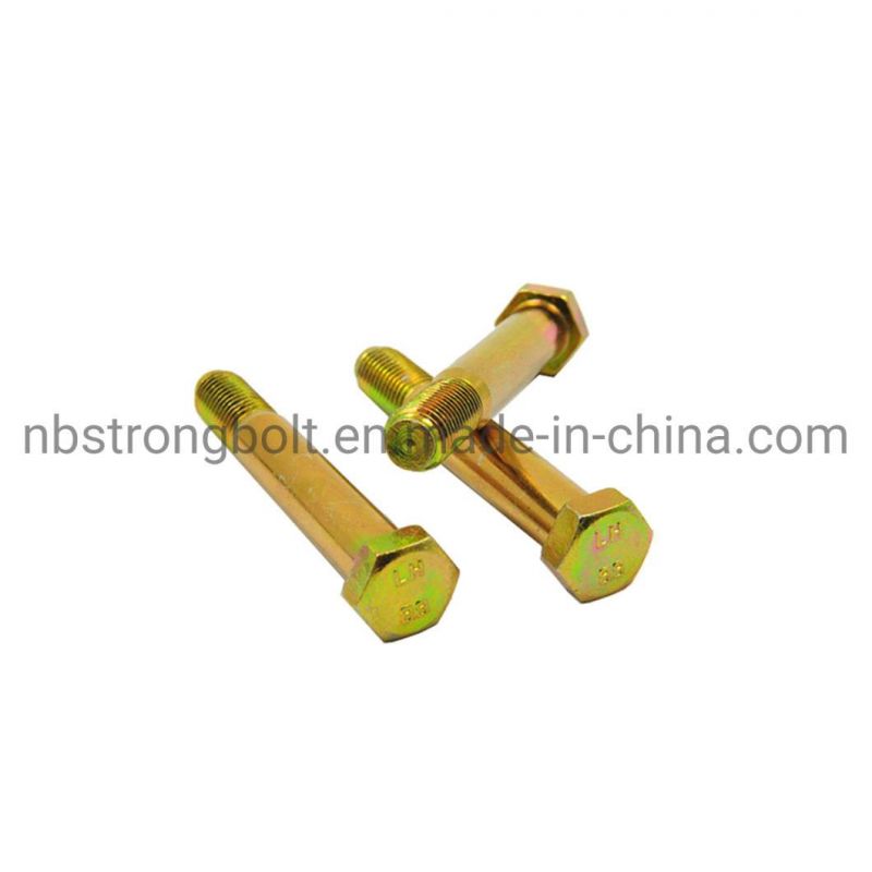 Hex Bolt Yellow Zinc Plated