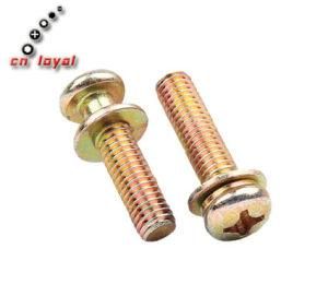 Cross Recessed Pan Head Screws, Single Coil Spring Lock Washer Assemblies