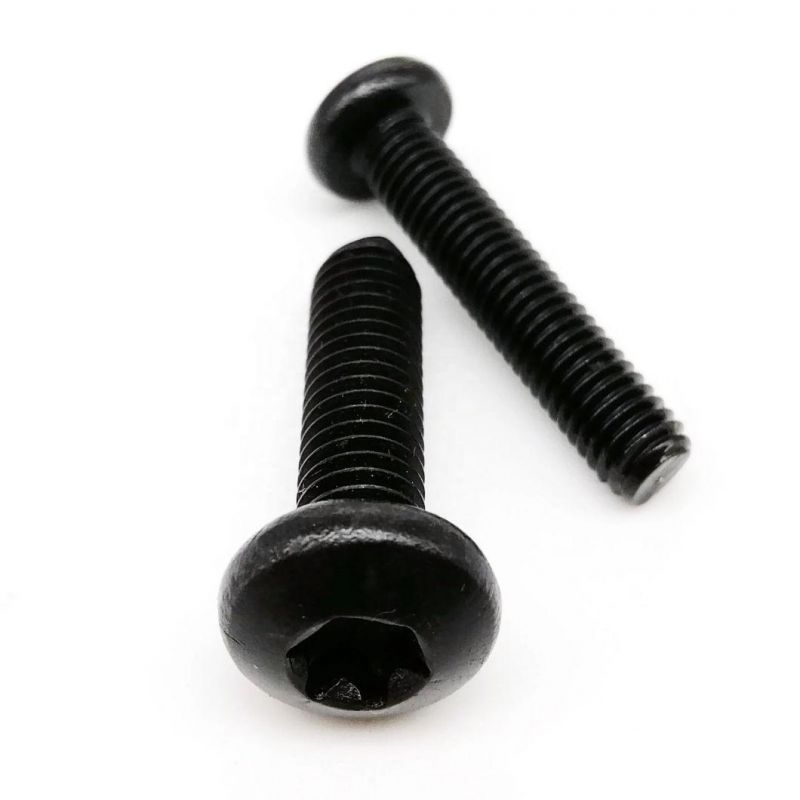 Carbon Steel Black Bolts GB2672 Socket Pan Head Torx Drive Screw