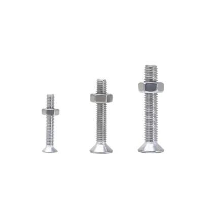 SS304 Custom Hardware Fasteners Flat Head Machine Bolt Plasterboard Self Tapping Drywall Screw