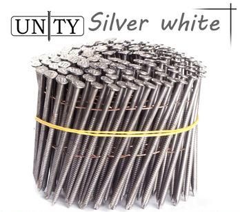 Professional Manufacturer Screw Yellow Coated Coil Nails for Pallet