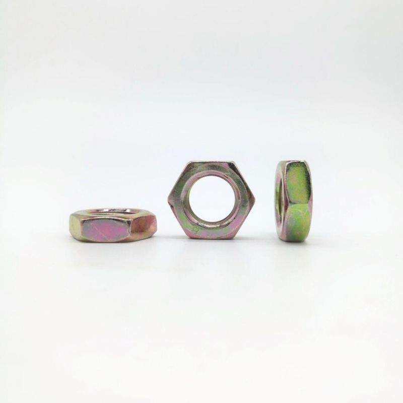 Fine-Pitch DIN439 Chamfered Hex Thin Nuts