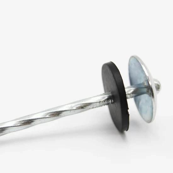 Galvanized Mushroom Head Roofing Nail with Rubber Washer