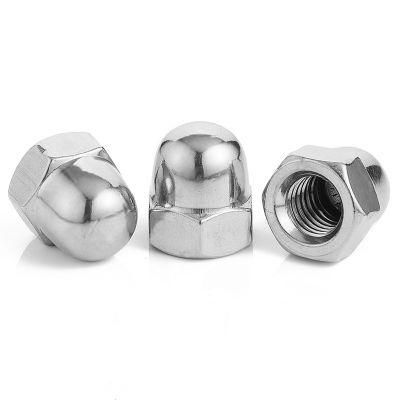 DIN1587 Stainless Steel 304 M3 M4 M5 M6 M8 M10 M12 M14 M16 M18 M20 M24 Acorn Nut Hex Domed Cap Nut