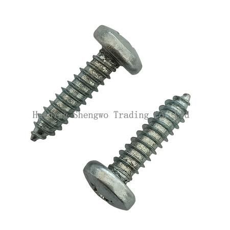 Hardware Fasteners Phillips Recess Pan Head Self Tapping Screws DIN7981