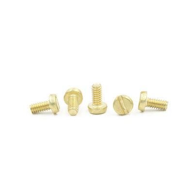 Slotted Mini Screw Precision Brass Electronic Micro Screws