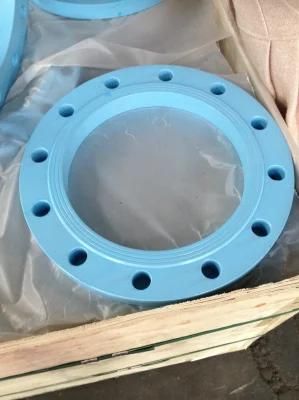 PE Coating ASTM A350 Lf2 Flat Face Blind Flange