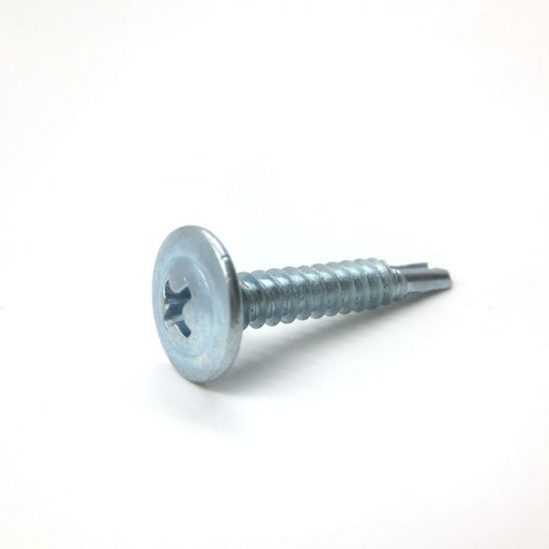 Galvanized M4.2 Pan Washer Head Self-Tapping Self-Drilling Screw Truss Wafer Head Self Drilling Screw