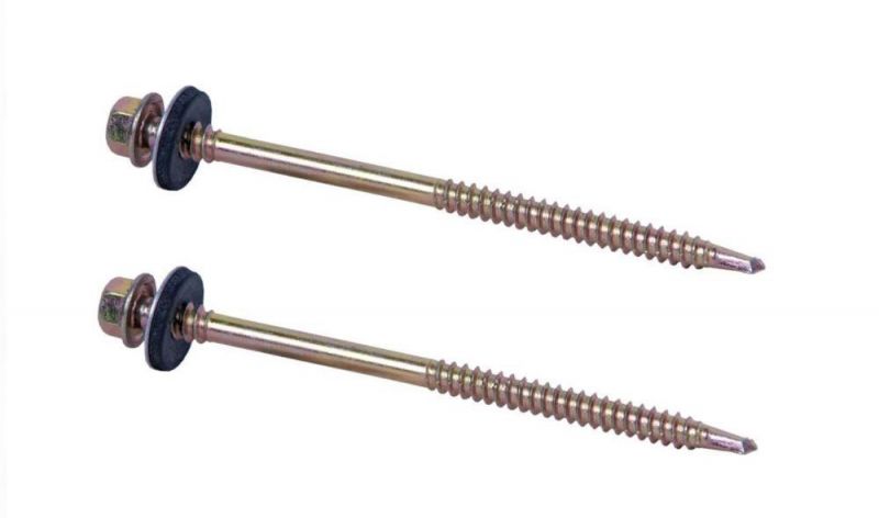 Self-Drilling Compositie Screw DIN-7504-K for Sandwich Panel with Steel Washer and EPDM.