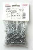 Rivet Alu Broad Head 12mm 4.0X10, 5mm A50PCS