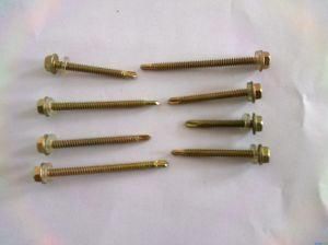 Hex Head Self Drilling Screw with Zinc Plated 8# *1&prime;&prime;, 1 1/2, 2&prime;&prime;, High Quality Washer