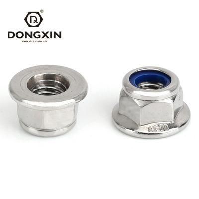All Size Stainless Steel SS304 SS316 Hex Flange Lock Nut