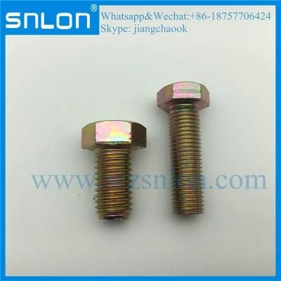 Hexagon Head Bolt Machine Screw for Auto Parts