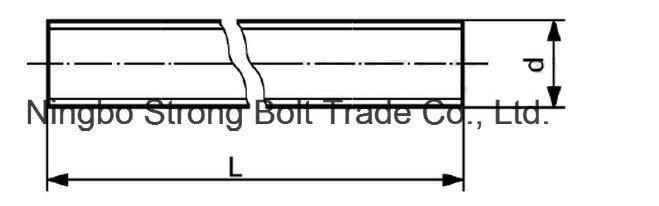 DIN975 Gr. 8.8 Thread Bar with Black Oxid M10 More Than 10 Years Produce Expricence Factory