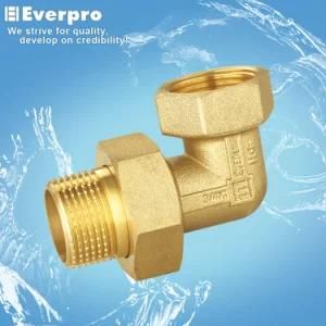 Angle Brass Forge Pipe Union/Brass Fitting (EFC-CH12)