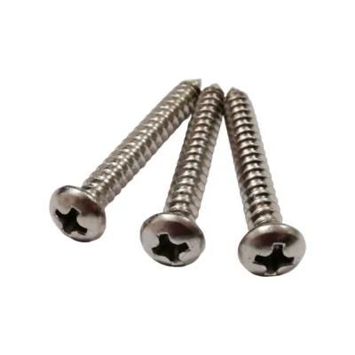 Stainless Steel M2 M3 M4 M5 M6 M8 Pan Head Phillips Self Tapping Screws