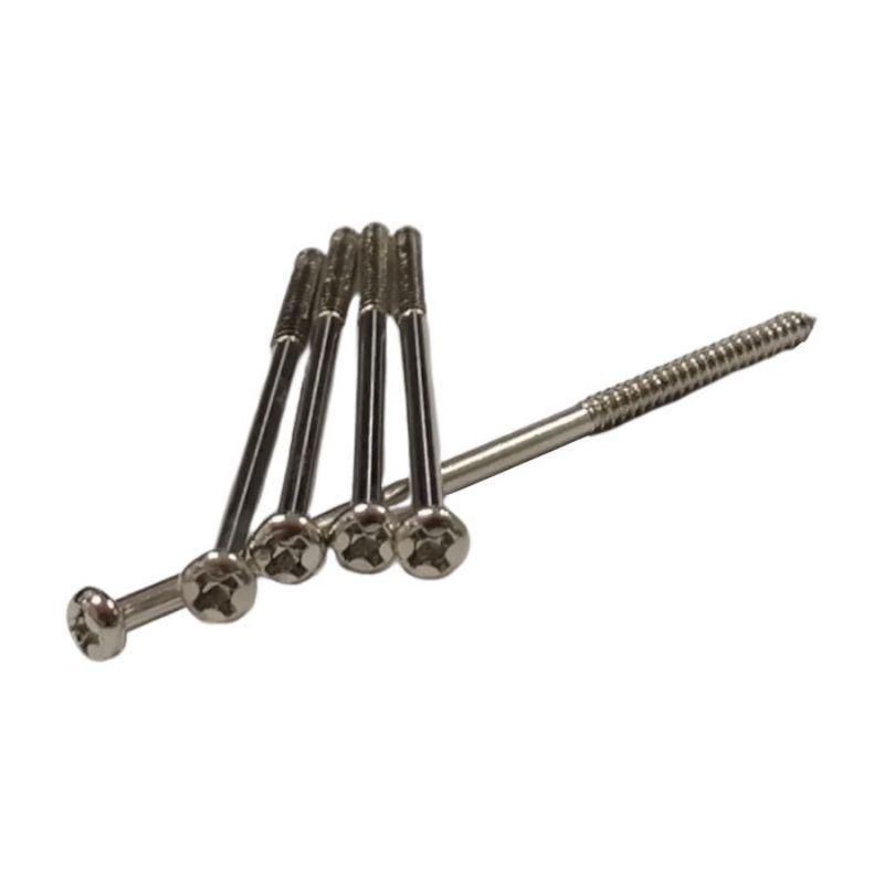 Nickel Plated Cross Recessed Pan Phillips Head Self Tapping Screws