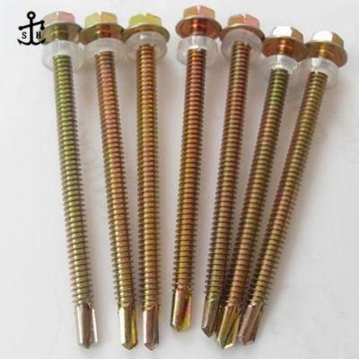 DIN 7504 (K) Zinc Plated Hex Washer Hexagon Self-Tapping Drilling Screw Flange Head Made in China