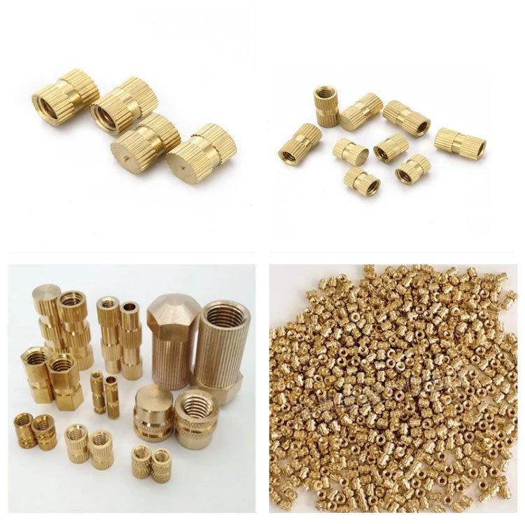 M2 M3 M4 M5 M6 M8 M10 1/4-20 10-24 Brass Stainless Steel Knurled Insert Nut for Plastics