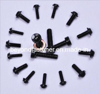 Machine Screw, Black Coating Cheese Head Machine Screw