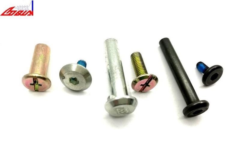 Chicago Screw Stainless Steel Carbon Steel Brass Male and Female Screw Dispensing Locking Screw