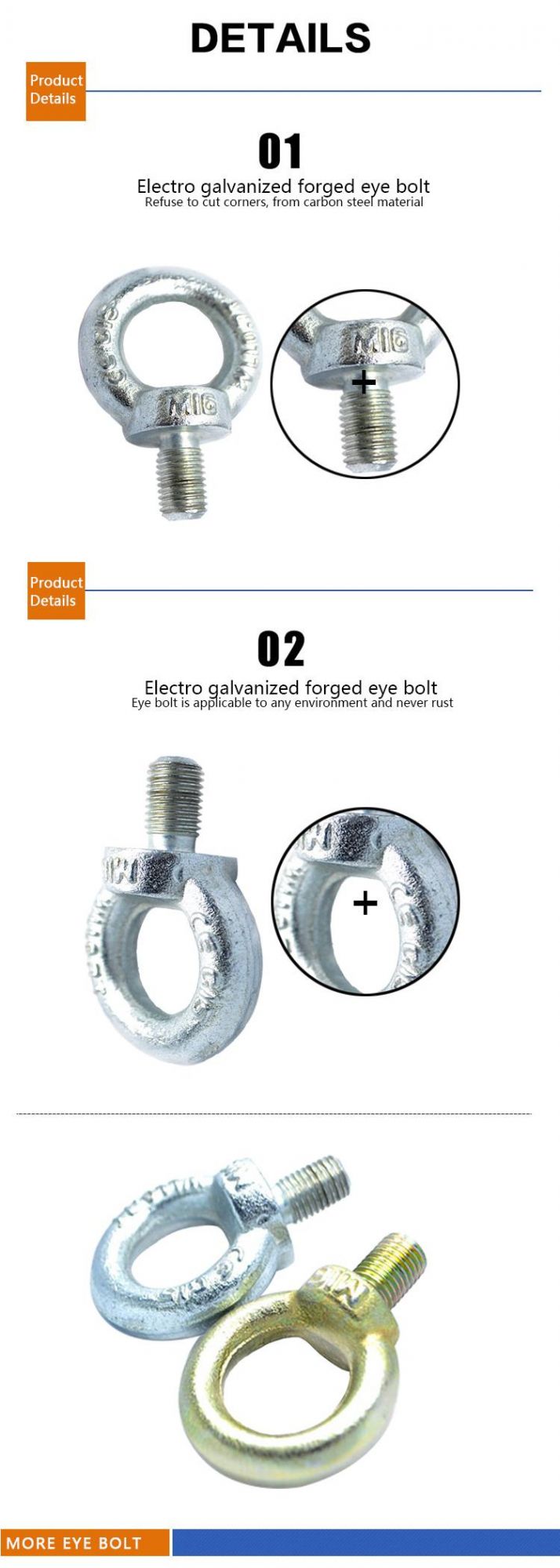 Eye Screw DIN 580 (M6-M64)