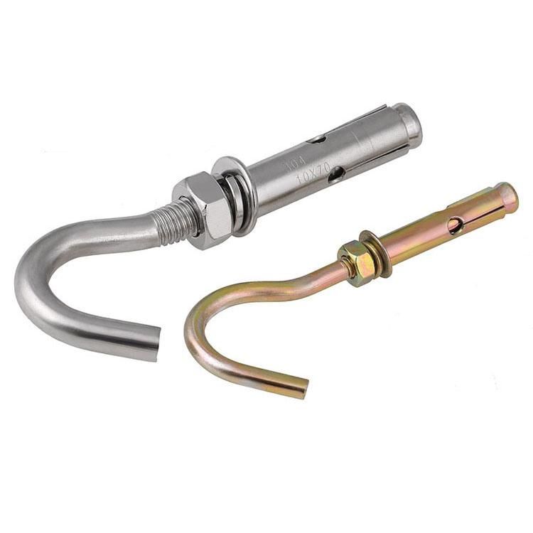 Ring Hook Zinc Plated Stainless Steel Concrete Sleeve J Type Anchor Bolt