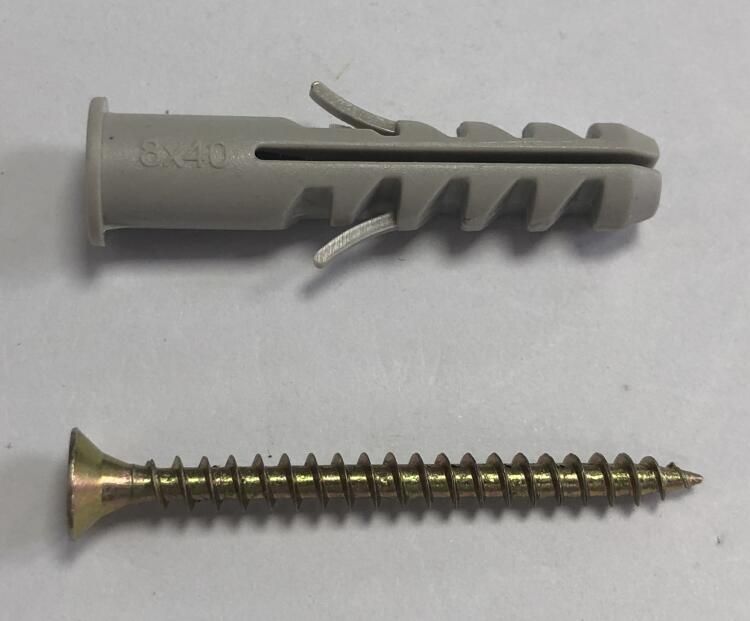 Nylon Wall Plug Anchor Sing Wing Anchor with Pozi Head Screw