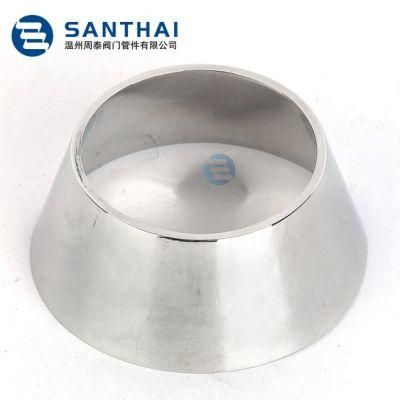 Santhai 3A, DIN, SMS Idf Sanitary Stainless Steel SS316L SS304 Forged Clamped Concentric Reducer Tube Pipe Fitting