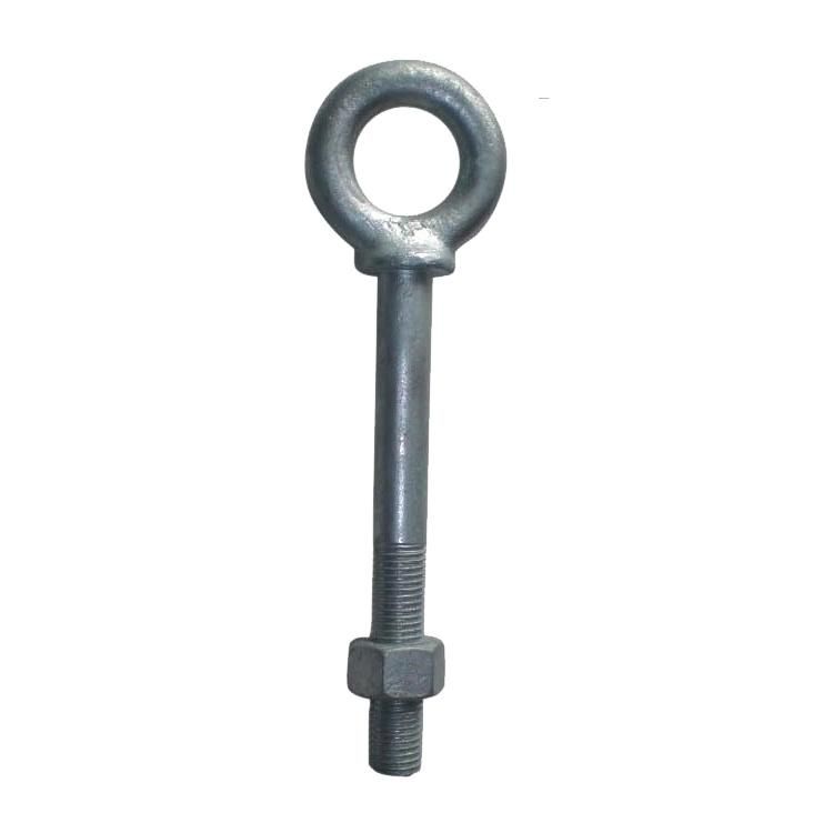Carbon Steel Drop Forged G291 Regular Eye Bolt with Nut