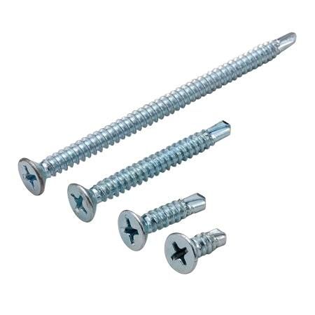 DIN7504 Phillips Countersunk Head Self Drilling Screw Zinc Plated