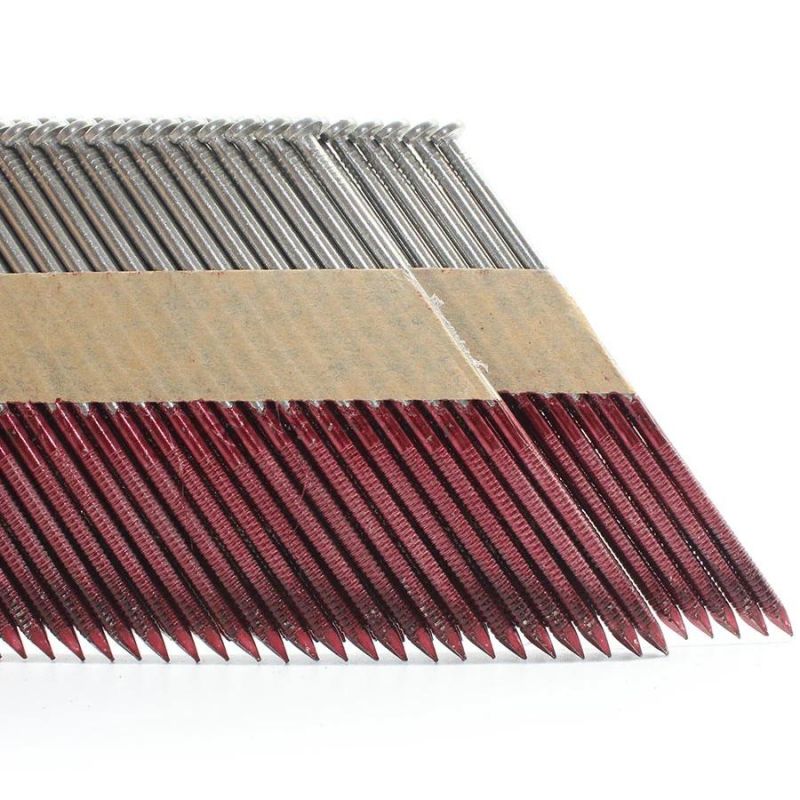 34 Degree Ring Shank 3-1/2 Inch X 0.125 Inch Stainless Steel Hradwood Framing Nails