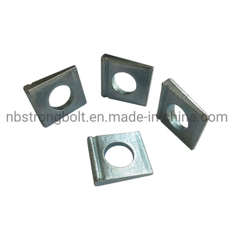 Square Taer Washers for Use with Channel Sections