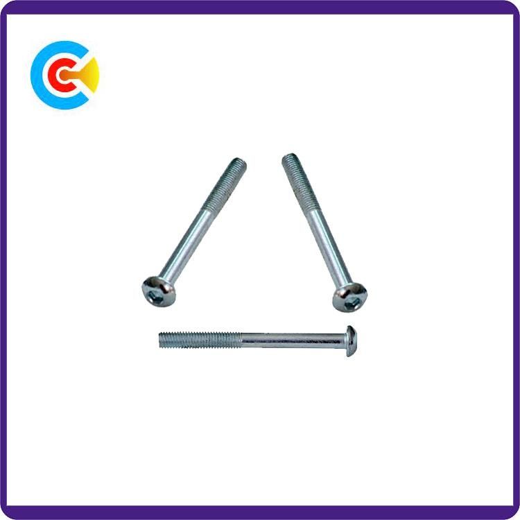 DIN/ANSI/BS/JIS Carbon-Steel/Stainless-Steel 4.8/8.8/10.9 Galvanized Hexagon Socket Head Screw for Machinery/Industry