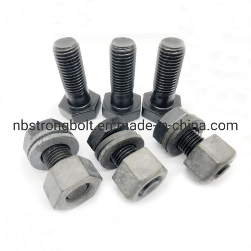 DIN6914 Large Hexagon Bolt Connection Bolts for Steel Construction High Strength Bolts Class 10.9