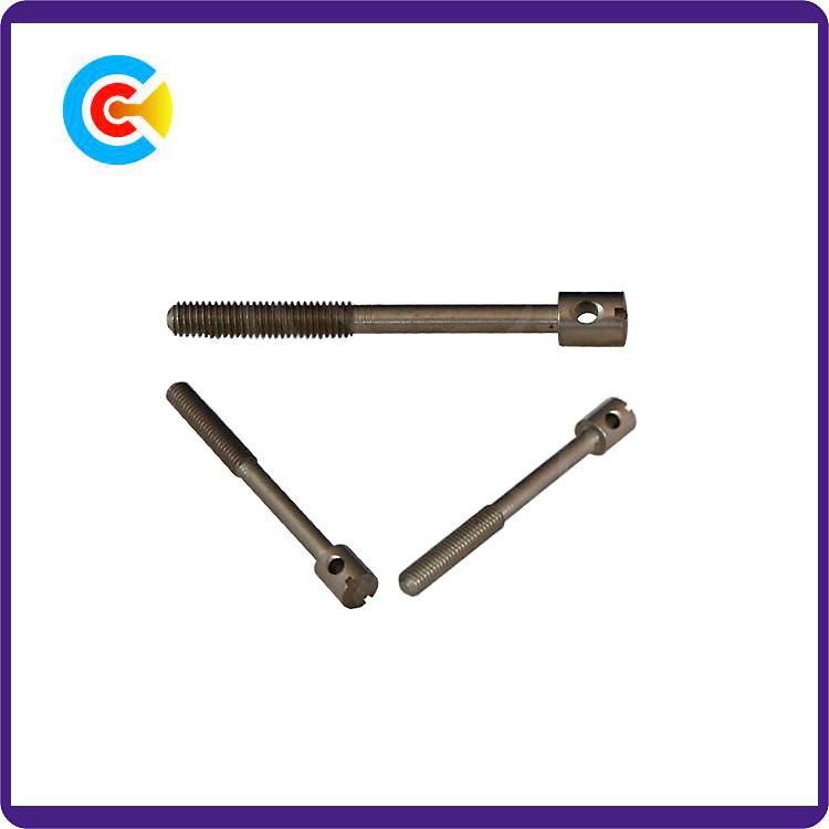 DIN/ANSI/BS/JIS Carbon-Steel/Stainless-Steel Word Telescopic Seal Slotted Hole Spherical Screw