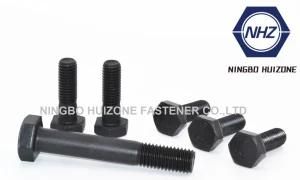 A325 A490 Heavy Hex Bolts Structural Hex Bolts Black Finish