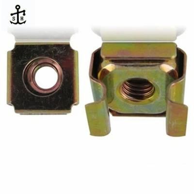 Cassette Spring Steel Nut Zinc Rack Mount Screw and Cage Nut with Color Zinc Plated