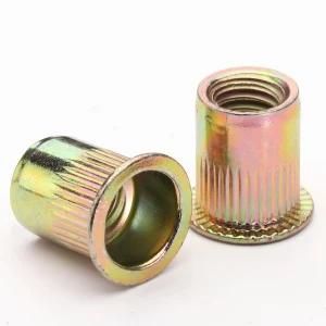 Flat Head Knurled Body Threaded Insert